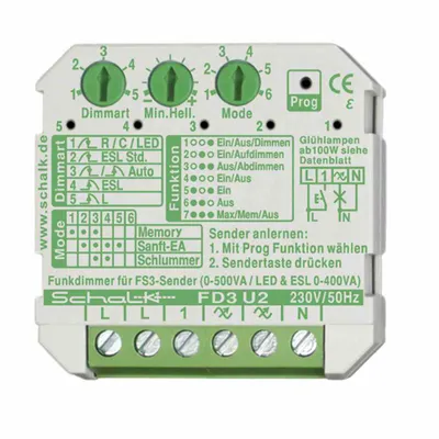 Produktbild von SCHALK Funkdimmer Funk 500W uni UP