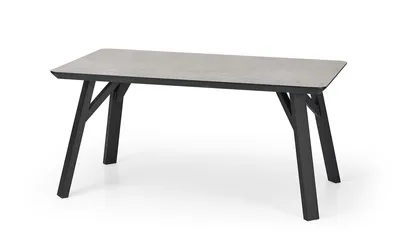 Zdjęcie produktu dla Halmar Stół do jadalni Halifax - beton / czarny