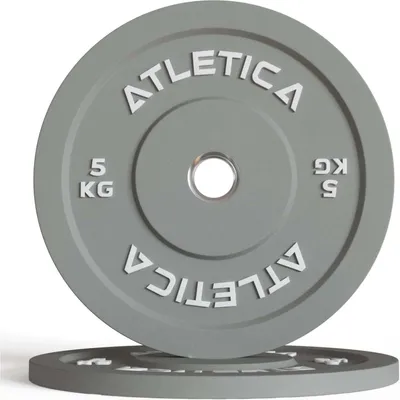 Produktbild von ATLETICA Color Bumper Plates | 2 x 5kg | Paarweise | Robust & langlebig | Ø 50 mm Edelstahlring