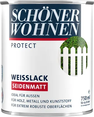 Produktbild von Schöner Wohnen Protect Weißlack Seidenmatt 750 ml