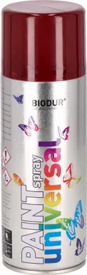 Produktbild von Biodur | Sprühlack - Karminrot (RAL 3002) - 400ml, Sprühfarbe, Lackspray, Universal - Betonfarbe, Sprühlacke für Holz, Metall, Glas