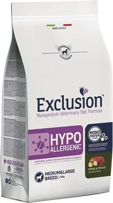 Produktbild von Exclusion Hypoallergenic Pferd & Kartoffel Medium/Large