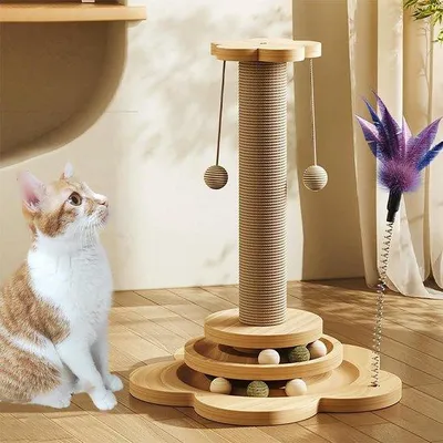 Immagine prodotto di Giocattolo interattivo in legno 29x46 cm Gioco del gatto
