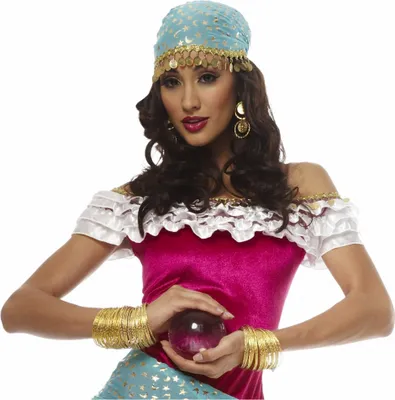 Produktbild von 50er Pack orientalische Armreifen in gold als Kostümzubehör