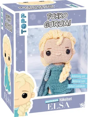 Produktbild von Funkogurumi Elsa. Das inoffizielle Häkelset