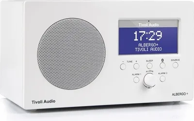 Produktbild von Tivoli Audio Albergo+ Uhrenradio, UKW, MP3-Wiedergabe, Bluetooth Docking, T-DMB, Fernbedienung