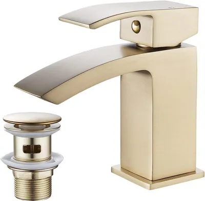 Obrázek produktu pro Luxus zlatá umyvadlová baterie