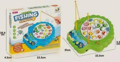 Produktbild von Elektronisches Angelspiel mit 2 Angelruten – Spaß für Jung und Alt, klassisches Spiel für die ganze Familie