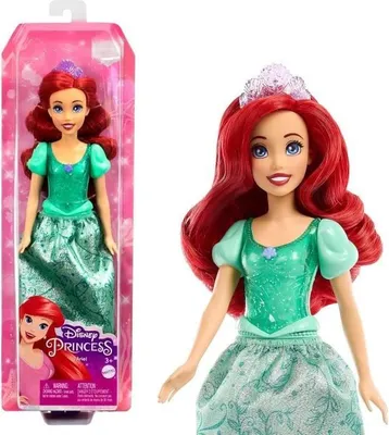 Immagine prodotto di Bambola Ariel 29 cm, Mattel Disney Princess, bambola snodabile con accessori