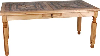 Produktbild von MiaMöbel Esstisch Mexico Möbel 140x90 cm Landhausstil Massivholz Pinie Honig