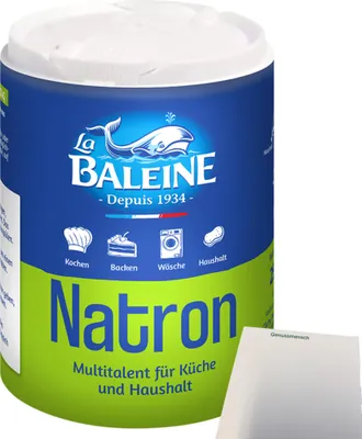 Produktbild von La Baleine Natron Streuer (250g Dose) + usy Block
