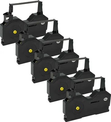 Produktbild von vhbw 5x Farbband Schriftband kompatibel mit Olympia Electronic Portable S, Electronic Portable, Portable Schreibmaschine - Carbonband, Schwarz