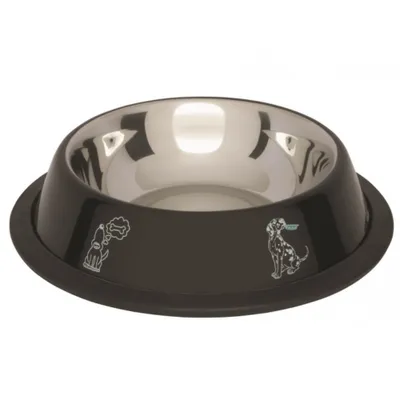Produktbild von Barry King Metallnapf Auf Gummi Für Hunde 700Ml