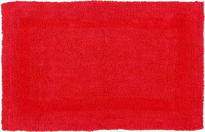 Produktbild von HOMESCAPES Badematte rot 50x80 cm aus 100% Baumwolle