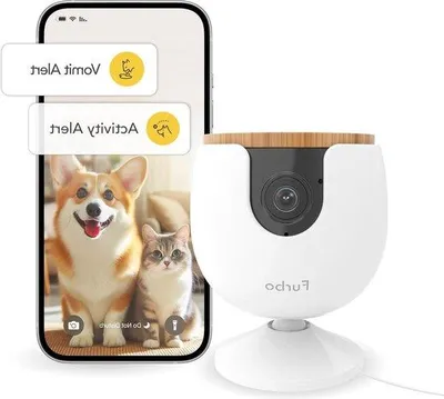Obrázek produktu pro Malá vnitřní bezpečnostní kamera pro psy a kočky s nočním viděním a obousměrným zvukem