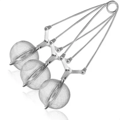 Produktbild von Famanu Teesieb 3er Set - Edelstahl 304, 4,5 cm Durchmesser