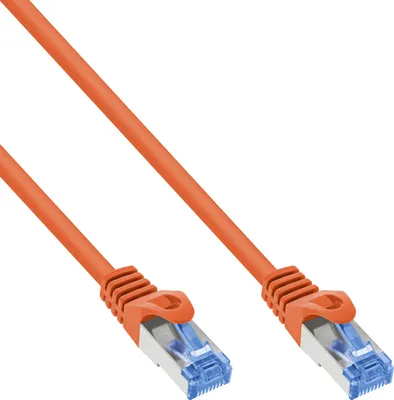 Produktbild von InLine 72603O, 3 m, Cat6a, S/FTP (S-STP), RJ-45, RJ-45, Orange