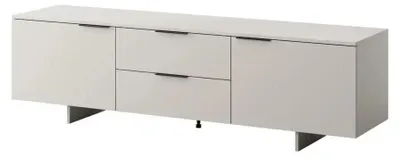 Obrázok produktu pre Cama RTV 2D2S ALMA skrinka 180x41,5xH55 kašmír, Šedá, Drevotrieskové dosky, Šedá, Drevotrieskové dosky, 2 zásuvka/zásuviek, laminát