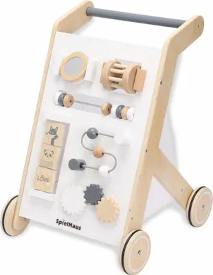 Produktbild von SpielMaus Holz Spiel- und Lauflernwagen