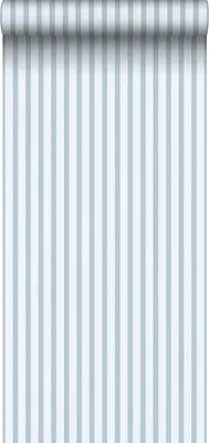 Zdjęcie produktu dla Sanders & Sanders Tapeta malowanie pasków niebieskim 50 x 900 cm