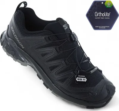 Produktbild von Salomon XA PRO 3D V9 WIDE - Herren Wanderschuhe Trail-Running Schuhe Schwarz 472731 , EU 48 UK 12.5