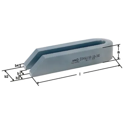 Obrázok produktu pre AMF Vidlicová svorka DIN 6315B 100 x 11 mm - 70482