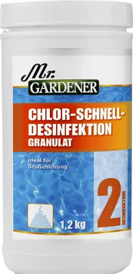 Produktbild von 1,2 Mr.Gardener Chlor-Schnelldesinfektion