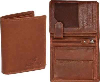 Produktbild von Mustang Udine Brieftasche Universal Leder Premium Wallet Cognac 06.102031 Leder