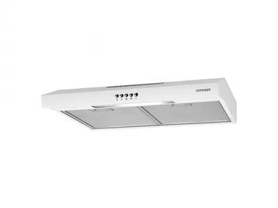 Zdjęcie produktu dla Concept OPP1260WH Wyciąg 60 cm z oświetleniem LED Wyciąg podszafkowy 135 m3 67W [Klasa energetyczna D]