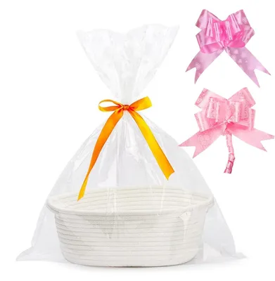 Image de Panier cadeau tressé, idéal pour diverses occasions