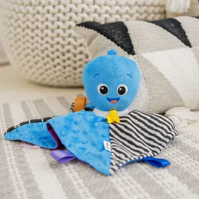 Zdjęcie produktu dla BABY EINSTEIN Przytulanka Ośmiornica Opus's Look Sea Listen™ 0m+ muzyczna zabawka i pluszowa ośmiornica gra 10 melodii, multisensoryczna,