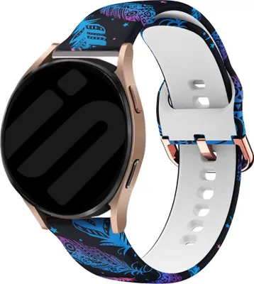Produktbild von Strap-it Funky Feather Samsung Galaxy Watch 6 Classic 47mm Armband