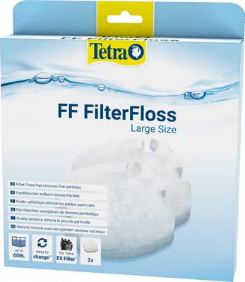 Produktbild von Tetra FF FilterFloss Large - Feinfiltervlies für die Tetra Aquarium Außenfilter
