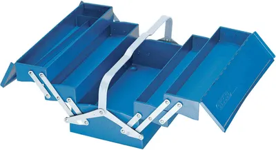 Produktbild von GEDORE 1265 L Werkzeugkasten, leer, 5 Fächer, 210x420x225 mm, 6609060
