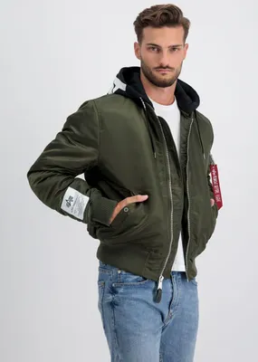 Produktbild von ALPHA INDUSTRIES MA-1 ZHP Herren Bomberjacke mit Kapuze