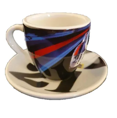 Produktbild von Porsche Espressotasse 917 LH-Coupé No. 8732, Espressotasse mit Unterteller Limited Edition, aus hochwertigem Porzellan, Sammeltasse, Tasse, Espresso