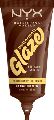 Produktbild von NYX PROFESSIONAL MAKEUP Buttermelt Glaze Soft Glow Skin Tint SPF30, Hazelnut Butta
