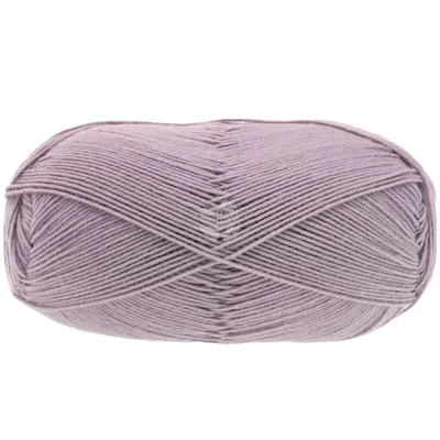 Produktbild von Lana Grossa MEILENWEIT 100 g MERINO EXTRAFINE weiche 4-fach Merino-Sockenwolle 420 m Farbe 2433 - Mauve
