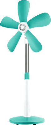 Produktbild von Leiser Teleskopventilator mit 5 weichen Flügeln, gitterfrei, für angenehmen Luftstrom – ideal für Zuhause, Studentenwohnheim und Büro.