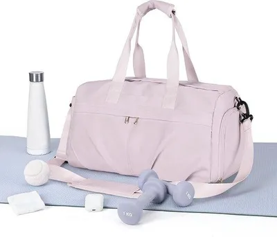 Produktbild von Wasserdichte Sporttas mit Schuhfach rosa