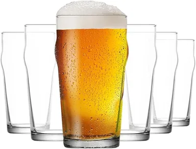 Biergläser Set 6er-Pack 20 oz Tumbler stapelbar
