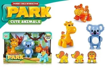 Immagine prodotto di Set di 3 animaletti Twister - Merkpol