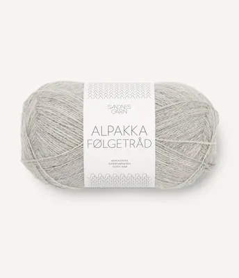 Produktbild von Alpakka Folgetrad col. 1032 light grey mottled ca. 400 m 50 g