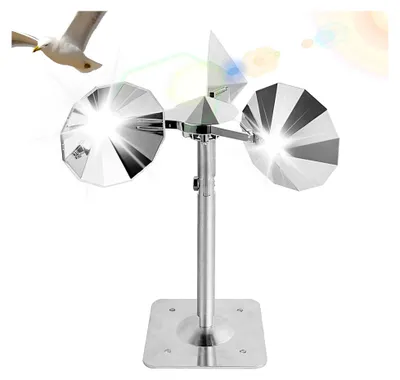 Produktbild von Vogelscheuchen, Reflektierender Windspinner zur Vogelabwehr für Garten und Außenbereich