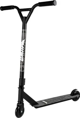 Produktbild von MUWO "Halfpipe" Stunt Scooter – Schwarz, 360° Lenkung, 100kg max. Belastung, 3,3 kg leicht, rutschfester Griff, ideal für Tricks & Fahrspaß| MW-339