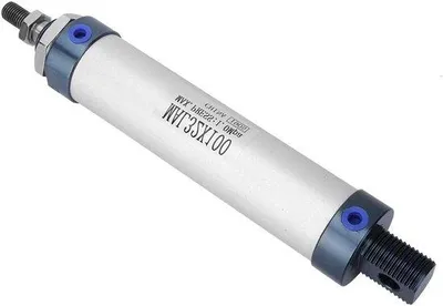 Obrázek produktu pro 32mm mini pneumatický hliníkový váleček s hliníkovou tyčí o délce 25/50/75/100 mm.
