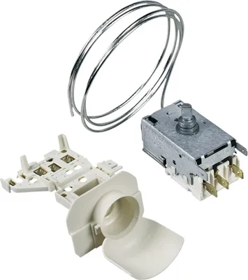 Produktbild von easyPART passend für 481228238179 Bauknecht Thermostat Kühlthermostat Kühlgerät Kühlschrank Whirlpool Indesit Ariston C00312541 Ranco K59-L1229/500 850mm Kapillarrohr 3x6,3mm AMP