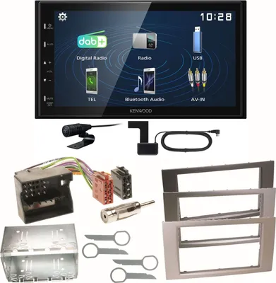 Produktbild von Kenwood DMX129DAB DAB+ Bluetooth Einbauset für Ford Focus Fusion Galaxy S-Max