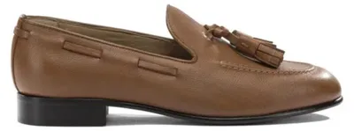 Productafbeelding van Bruine loafers voor dames, merk Ferragamo, maat 6.5