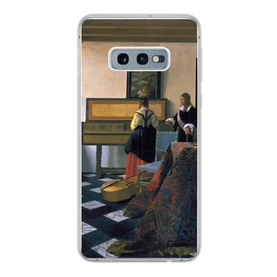 Produktbild von MuchoWow® Handyhülle Schutzhülle Hülle für Samsung Galaxy S10e Die Musikstunde - Johannes Vermeer Silikon Softcase Handy Hülle - Handy